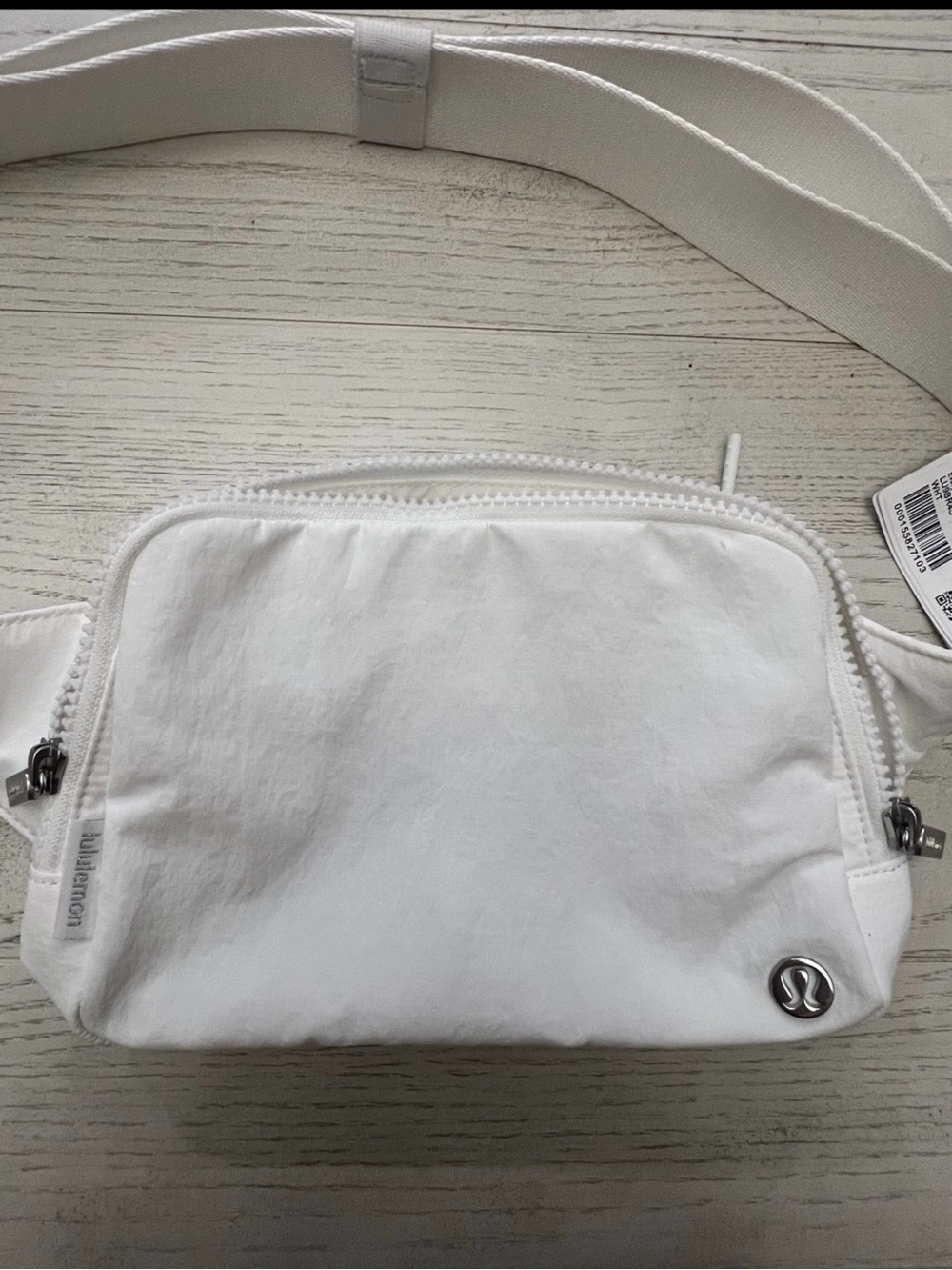 Lululemon White Everywhere Belt Bag Large with Long Strap NWT
